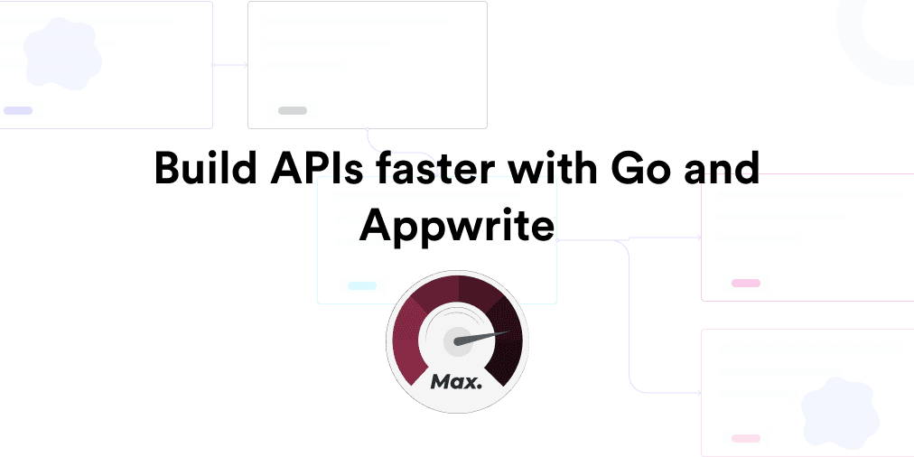 Build APIs faster with Go and Appwrite's image